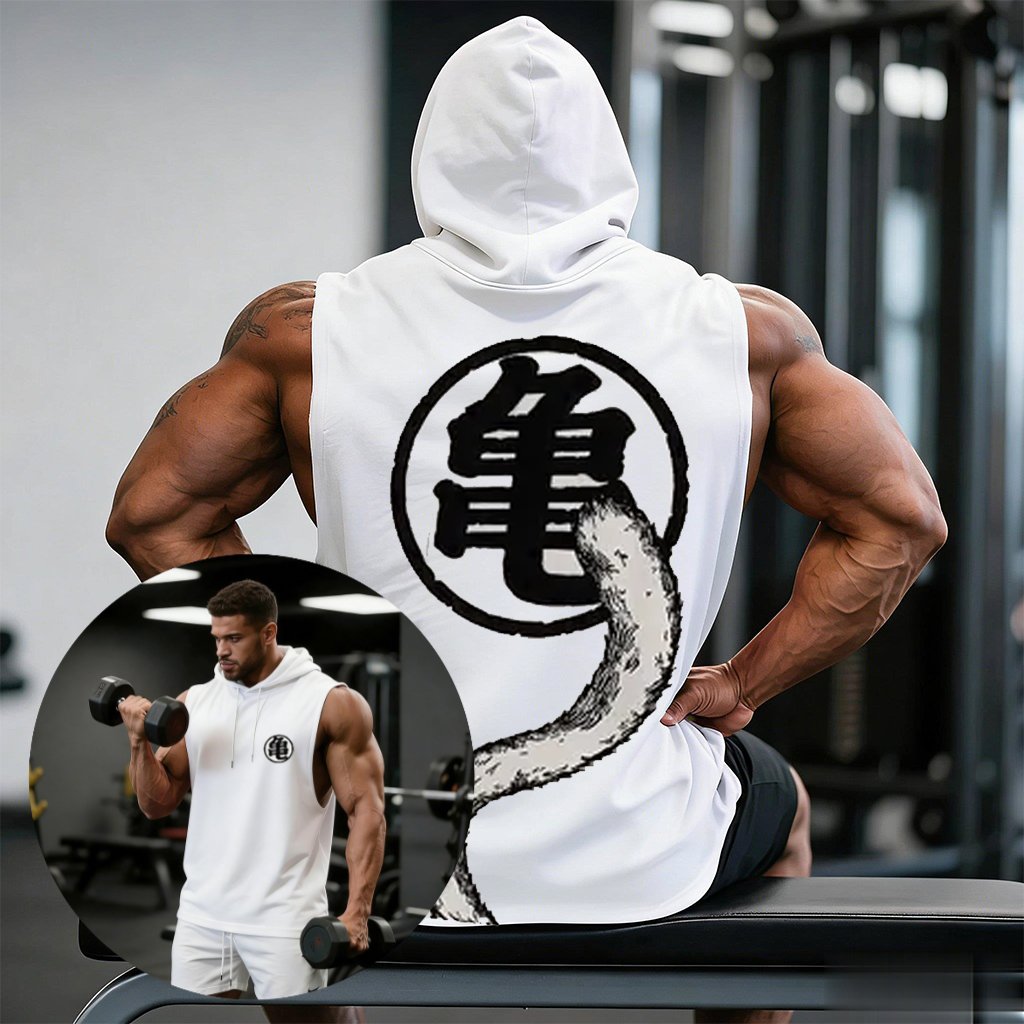 Outdoor Sport Hoodie - Camiseta sin mangas de anime Dragon