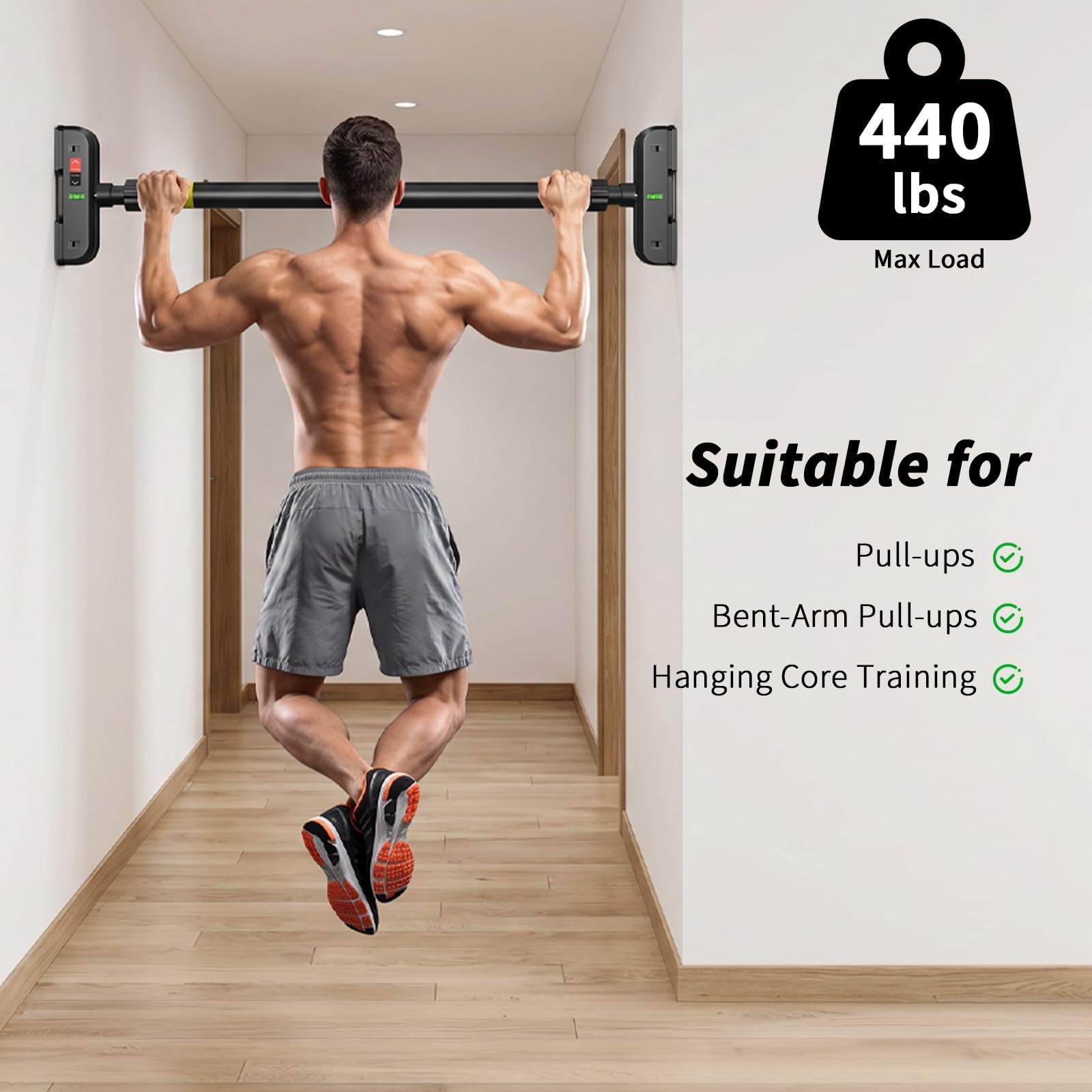 Barra de dominadas para puerta - Gymnastic Bar Home reseña y precio