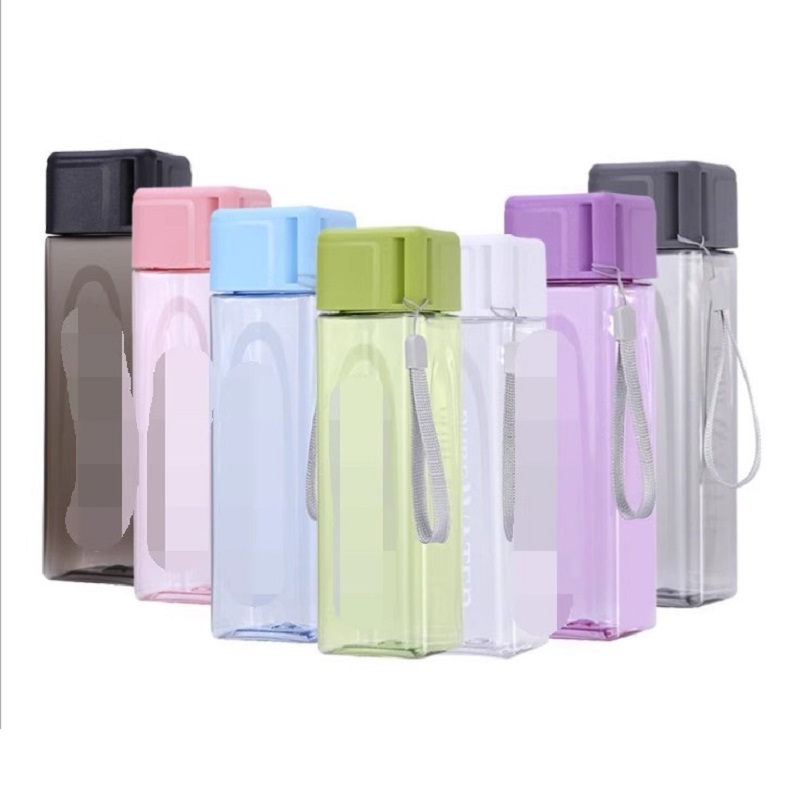 450 ml, 1 pieza de vaso cuadra - Outdoor Sport Glass Water Bottle reseña y precio