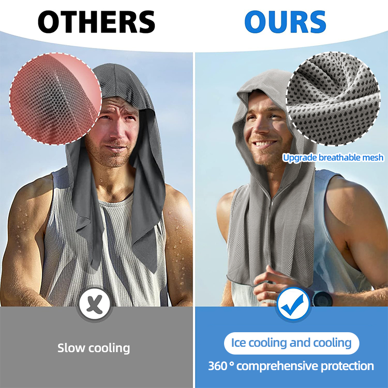 Toalla Refrigerante con Capuch - Outdoor Sport Hoodie reseña y precio