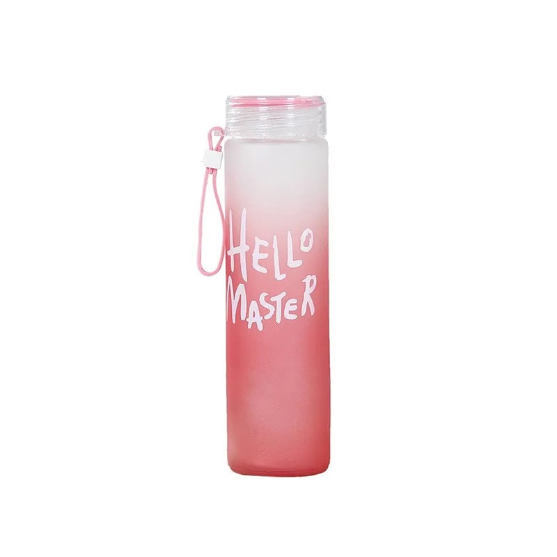 Vaso deportivo con letras de s - Outdoor Sport Glass Water Bottle reseña y precio