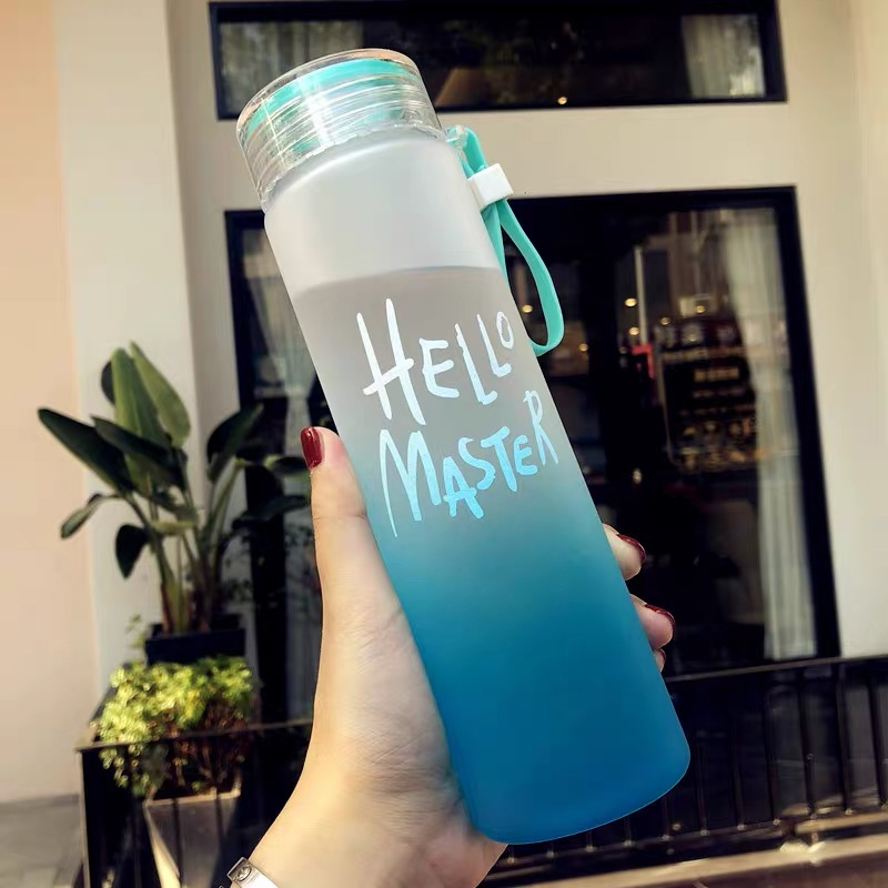 Vaso deportivo con letras de s - Outdoor Sport Glass Water Bottle reseña y precio